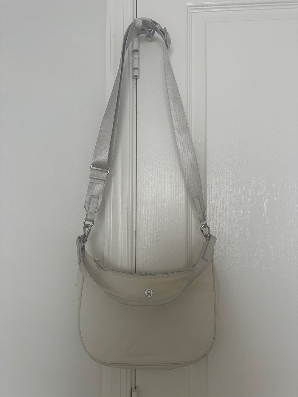 lululemon athletica Cream Crossbody Bag with Adjustable Strap